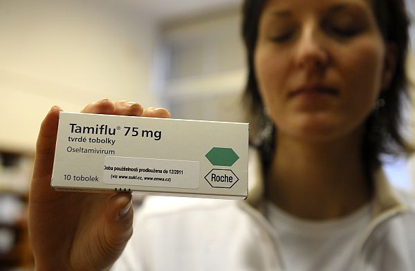 Lék Tamiflu používaný proti prasečí chřipce. Lék Tamiflu používaný proti prasečí chřipce.